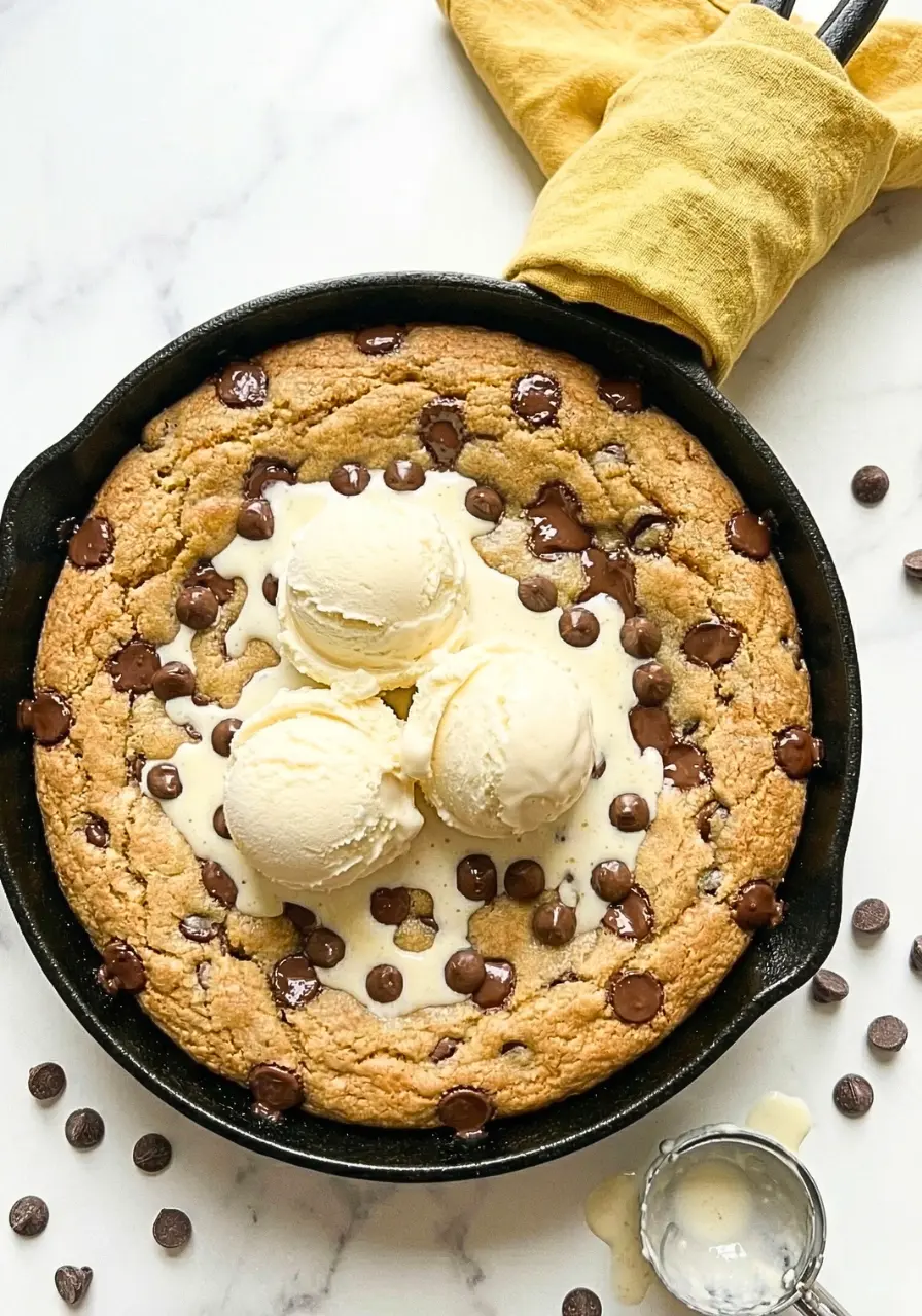 Skillet Cookie Secrets: Melted Butter & Extra Yolk for Chewy Perfection